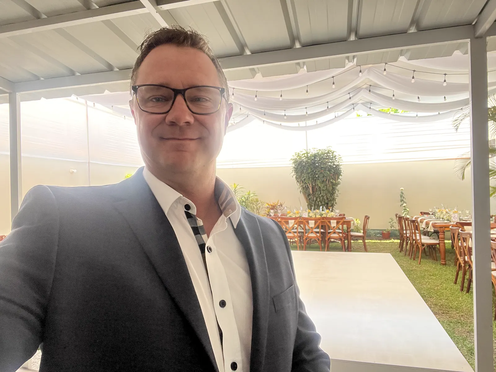 Michael Kidd dressed for a special event